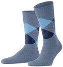 Burlington Socken King Einheitsgr&ouml;&szlig;e 40-46, Argyle-Muster, Burlington-Clip