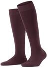 FALKE Kniestr&uuml;mpfe ClimaWool (feuchtigkeitsregulierend, Merinowolle) weinrot Damen