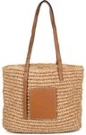 styleBREAKER Korbtasche Korbflecht Schultertasche - Basttasche (1-tlg)