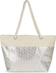 styleBREAKER Strandtasche Strandtasche metallic Infinity W&uuml;rfel (1-tlg)