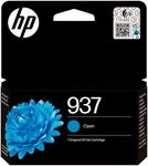 HP HP original Druckerpatrone 937 Cyan Tintenpatrone (3 Probemonate gratis*...