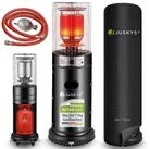 Juskys Heizstrahler Cuna, 11000 W, integrierter Kippschutz, Inkl. Druckminderer,