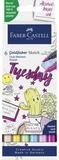 Faber-Castell Marker FABER-CASTELL Dual Marker Goldfaber Sketch Kawaii 6 St&uuml;ck
