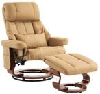 MCombo Relaxsessel MCombo Massagesessel mit Hocker 9068, 360&deg;drehbarer Relaxsessel