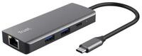 Trust Laptop-Dockingstation USB-C&reg; Dockingstation DALYX 6-IN-1 MULTIPORT ADAPTER
