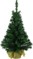 Kaemingk Christbaumschmuck Mini Weihnachtsbaum im Jutesack 35 cm