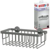 tesa Duschregal MOON Duschkorb ohne Bohren - 9,2 x 25 x 12,5 cm, Packung,