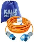 KALLE DAS KABEL Kalle Verl&auml;ngerungskabel CEE 230V 16A 2,5 Signal Orange IP44 25m
