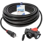 KALLE DAS KABEL Kalle Verl&auml;ngerungskabel Schuko 2,5mm2 3-Fach Kupplung IP54 25 Meter