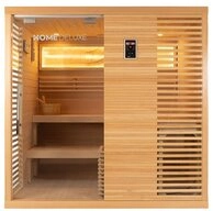 HOME DELUXE Sauna Traditionelle Sauna NEOLA, BxTxH: 200 x 160 x 200 cm, f&uuml;r bis zu 5