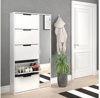 Vicco Schuhkipper Luca, Wei&szlig;/Wei&szlig;, 22 x 169 cm (1 St)