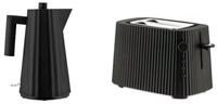 Alessi Wasserkocher Set Toaster + Wasserkocher Pliss&eacute;