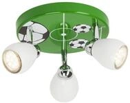Brilliant LED Deckenstrahler SOCCER, LED wechselbar, Warmwei&szlig;, Spotrondell