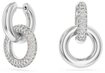 Swarovski Paar Creolen DEXTERA INTERLINKED, mit Swarovski&reg; Kristall - Einh&auml;nger