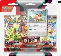 POK&Eacute;MON Sammelkarte Pokemon Karmesin & Purpur Obsidianflammen Blister 3-er Pack