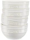 Sch&uuml;ssel Staub Ceramique Sch&uuml;sselset, Sch&uuml;ssel 4-tlg Elfenbein-Wei&szlig; Keramik 12 cm