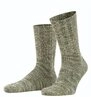 FALKE Socken Tagessocke Brooklyn Crew (Bootsock, Grobstrick-Optik) thymiangr&uuml;n