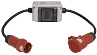 Counttec Drehstromz&auml;hler Drehstromz&auml;hler mit CEE Stecker und Kupplung EC332C
