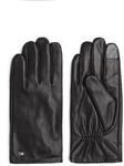 Lederhandschuhe TOMMY HILFIGER "ESSENTIAL FLAG LEATHER GLOVES", Herren, Gr. S (M),