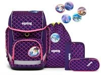 ergobag Schulranzen cubo Schulranzen Set 5-tlg. PerlentauchB&auml;r 2024