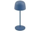 Lindby Au&szlig;en-Tischleuchte Arietty, LED, Metall, Blau warmwei&szlig; IP65, 1 x 2,2 W LED,
