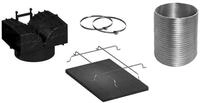 NEFF Montagezubeh&ouml;r Dunstabzugshaube Z51GIU1X3 Standard Umluftset (6 St)
