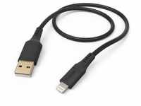 Hama Ladekabel Flexible", USB-A - Lightning, 1,5 m, Silikon, Schwarz USB-Kabel"