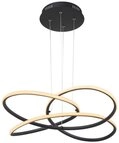 GLOBO LIGHTING LED Pendelleuchte PANDA, LED fest integriert, Warmwei&szlig;,