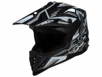 IXS Motorradhelm iXS 363 2.0 Motocrosshelm matt schwarz / anthrazit / weiß 2XL