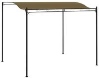 vidaXL Partyzelt Pavillon 3x2,4 m Taupe 180 g/m&sup2;