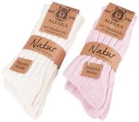 BRUBAKER Kuschelsocken warme dicke Alpaka Socken (Set, 4-Paar, mit Alpakawolle)