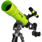 BRESSER junior Linsenteleskop Linsenteleskop 70/400 mit Rucksack gr&uuml;n