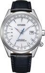 Citizen Funkuhr CB0270-10A, Armbanduhr, Herrenuhr, Solar, Lederarmband, Saphirglas,