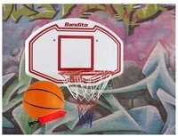 Bandito Basketballkorb Basketball-Backboard Winner, Set inkl. B-Ball und Ballpumpe
