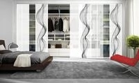 HOME WOHNIDEEN Schiebegardine EDMONTON (1 St), Klettband, blickdicht, HxB: 245x60,