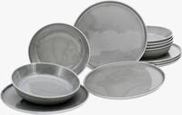 CreaTable Tafelservice Teller Set, Geschirr-Set Chef Collection (12-tlg), 6 Personen,