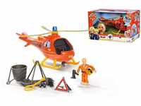 SIMBA Spielzeug-Hubschrauber Feuerwehrmann Sam, Wallaby, mit Sound- und...