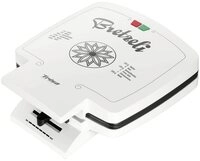 Trisa Waffeleisen Brezeleisen "" 7340.0212, Antihaftbeschichtung, klappbar,