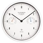 Miraval Funkwanduhr Funkwanduhr 250 mm Thermometer Hygrometer