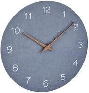 Wanduhr Analog TFA 60.3054 leises Sweep-Uhrwerk Zeiger in Holz-Optik