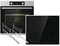 GORENJE Backofen-Set, mit 1-fach kein Auszug vorhanden, Reinigung mit Wasser /...