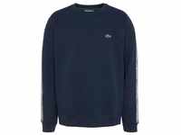 Lacoste Sweatshirt SWEATSHIRTS mit Markenschriftzug am Ärmel, blau