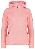 CMP Fleecejacke Woman Knit Fleece Fix Hood Weiche Fleecejacke f&uuml;r Damen mit...