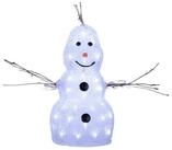 STAR TRADING LED Dekolicht Crystal Snowman, Outdoor Dekoleuchte,Crystalo',