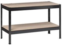 SCHULTE Regalwelt Schwerlastregal mit 2 Holzb&ouml;den, 43x100x35 cm (HxBxT),...