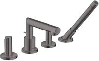 hansgrohe Wannenarmatur Axor Uno 4-Loch Wannenrandarmatur mit Zerogriff