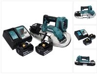 Makita Akku-Bands&auml;ge DPB 183 RT 18 V 66 mm Brushless + 2x Akku 5,0 Ah +...