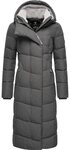 Ragwear Wintermantel Pavla Long extralanger Winterparka mit Teddyfutter und Kapuze