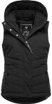Ragwear Steppweste Hesty Wasserdichte Outdoor-Weste mit abnehmbarer Kapuze