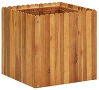 vidaXL Hochbeet Garten-Hochbeet 50 x 50 x 50 cm Massivholz (1 St)